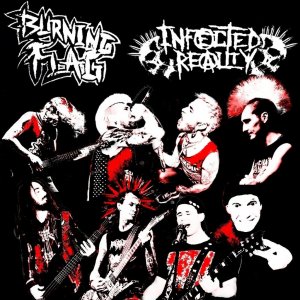 BURNING FLAG __ INFECTED REALITY - Split